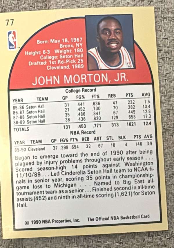 Card back