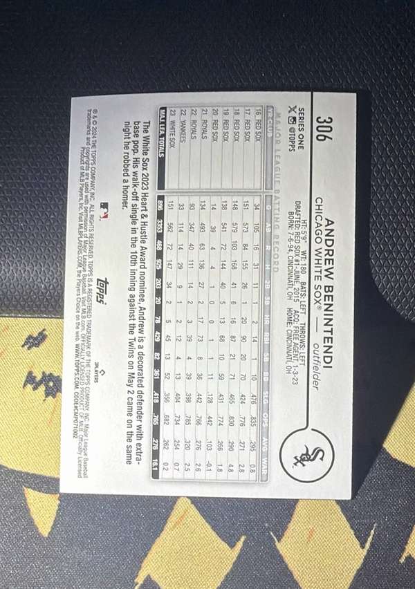 Card back