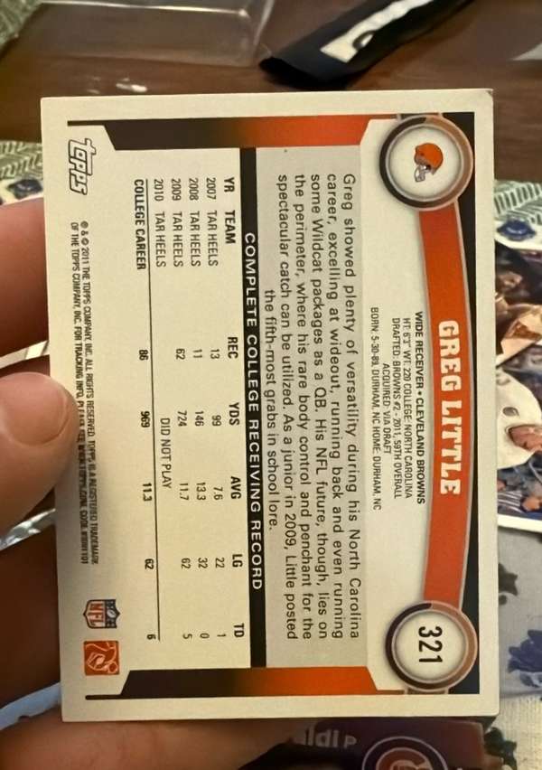 Card back