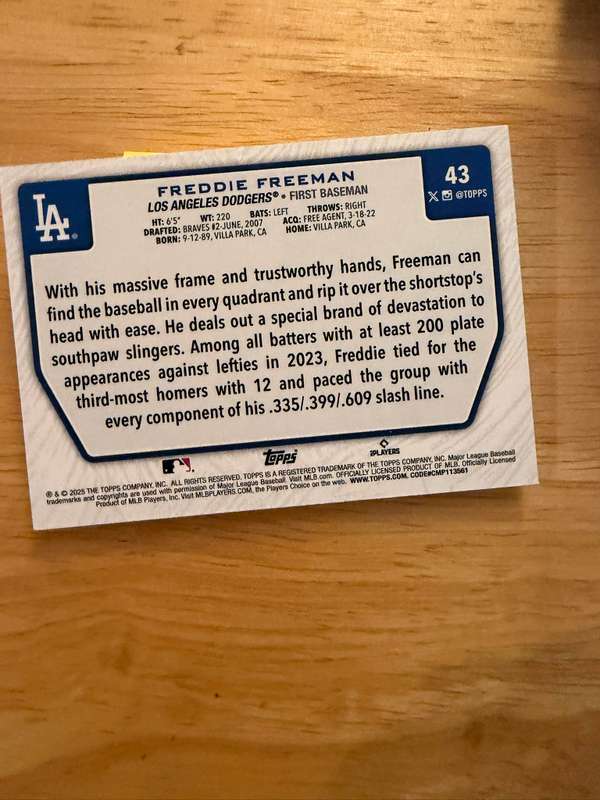Card back
