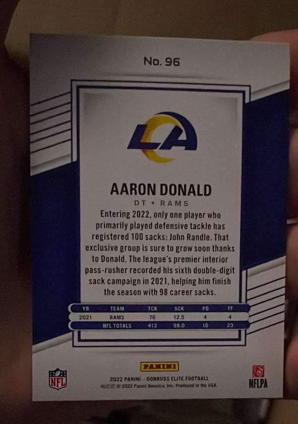 Card back