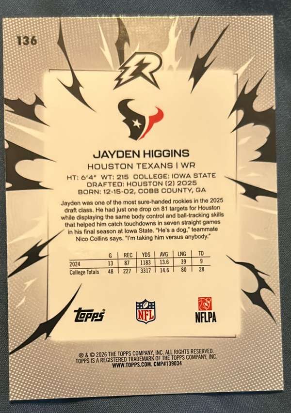 Card back