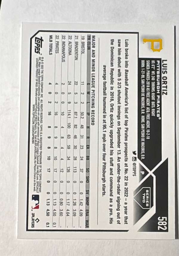 Card back