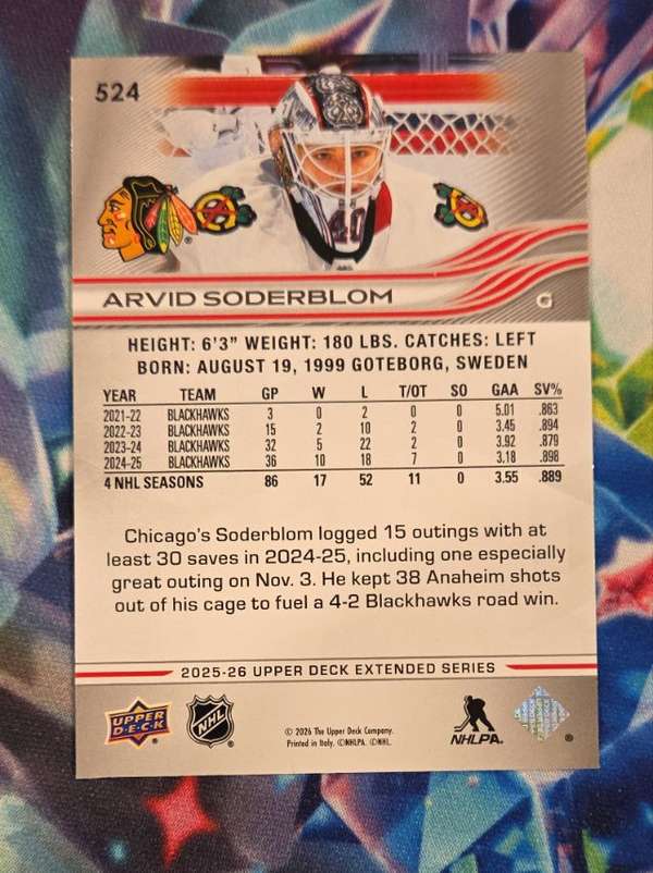 Card back