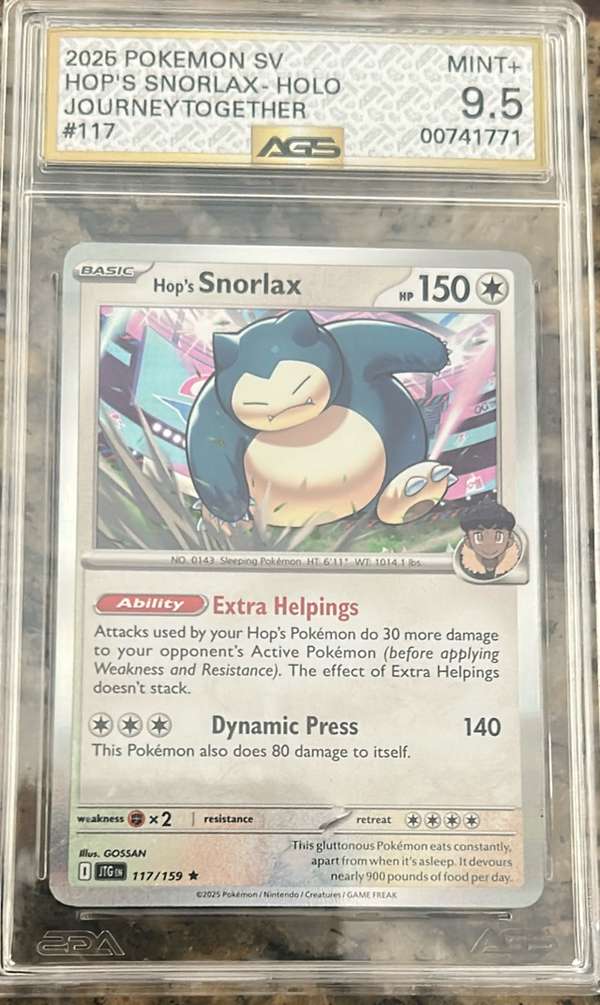 #117/159 Hop's Snorlax