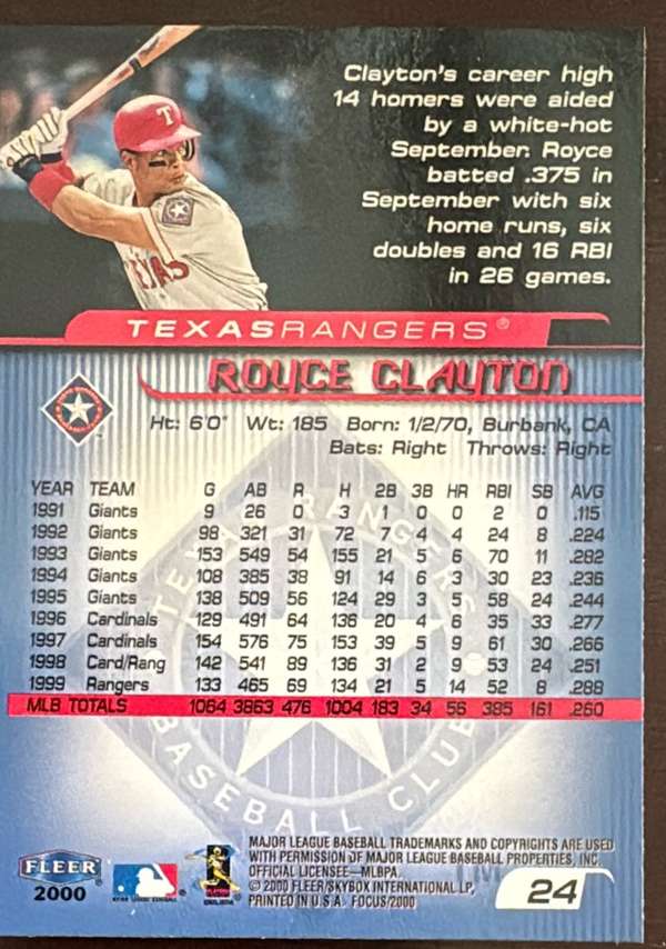 Card back