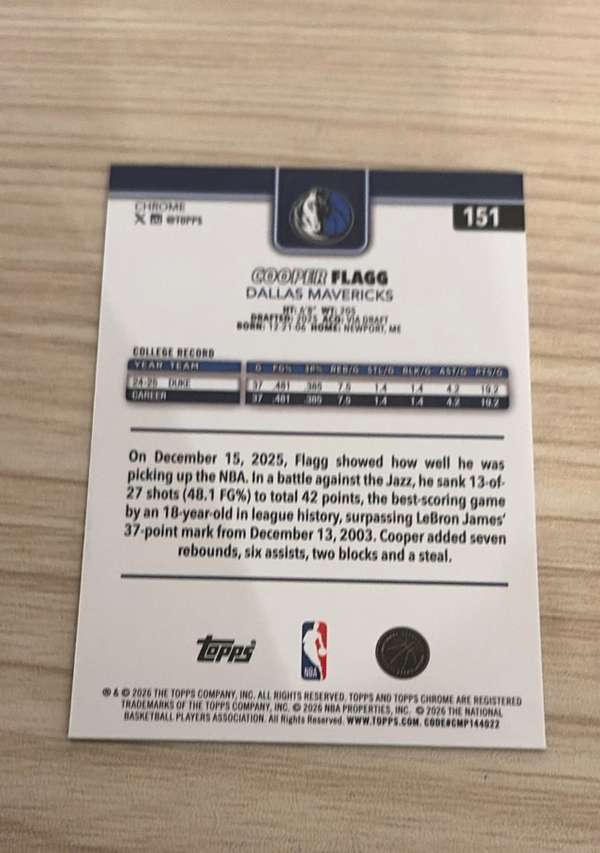 Card back