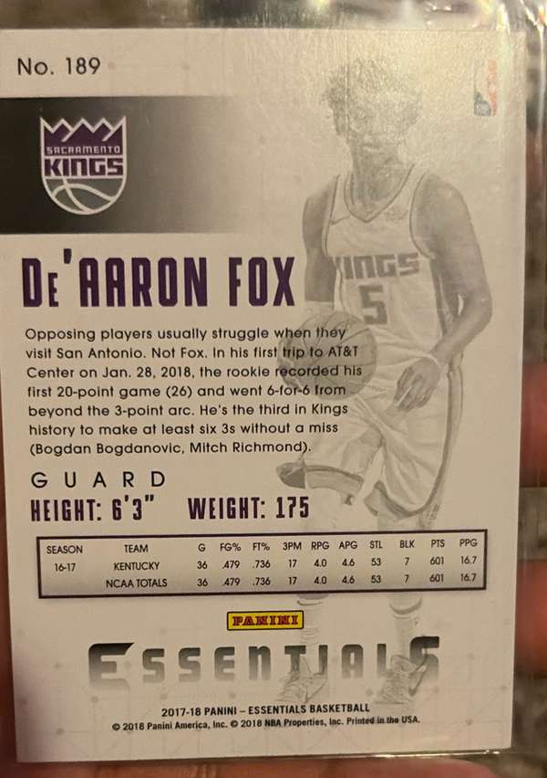 Card back