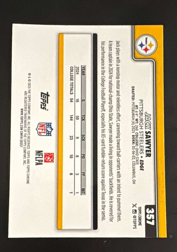 Card back