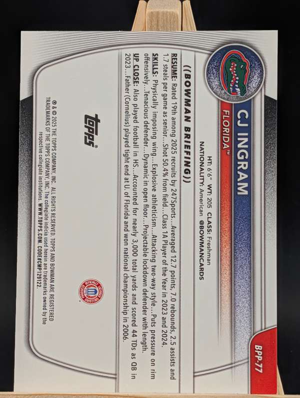 Card back