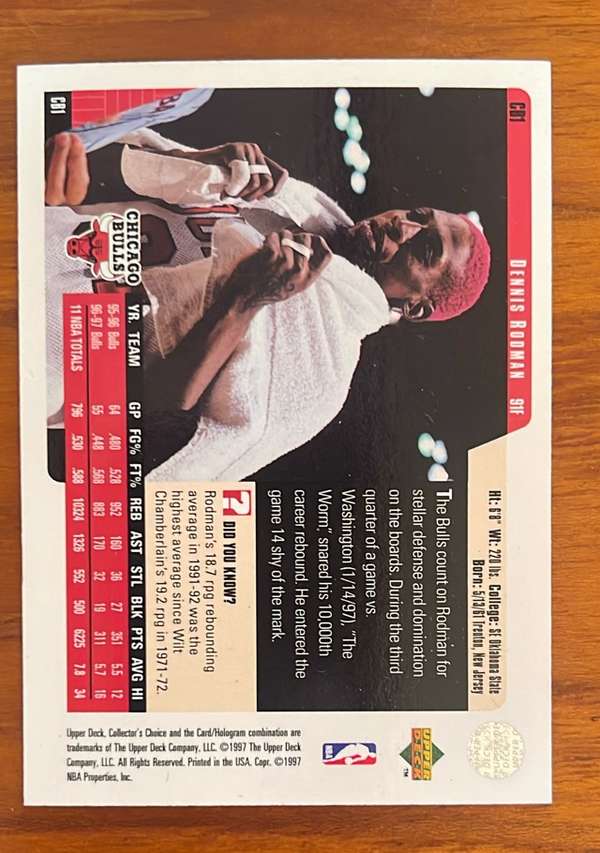 Card back