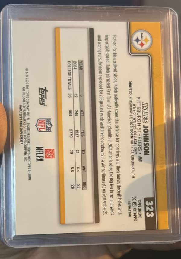 Card back