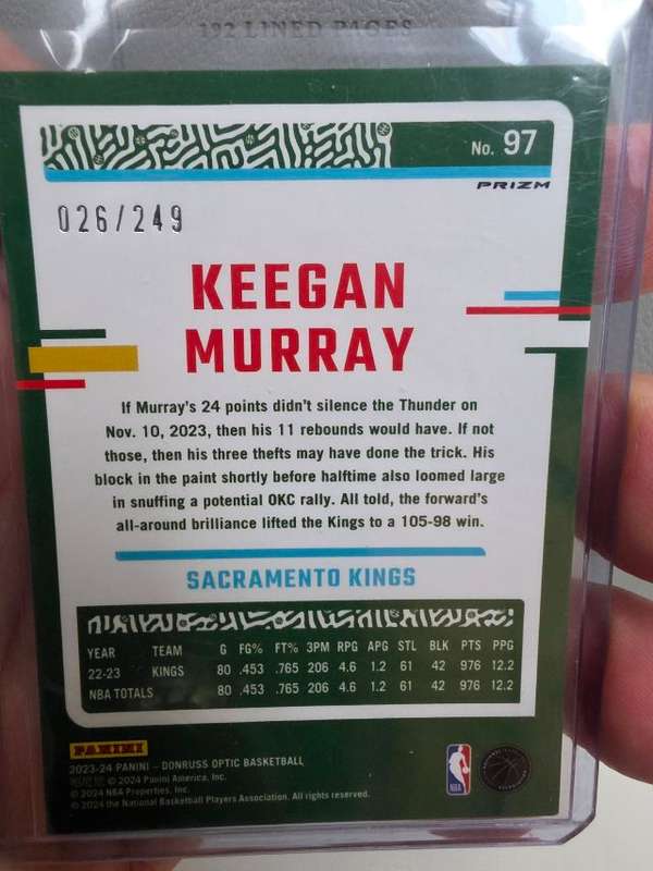 Card back