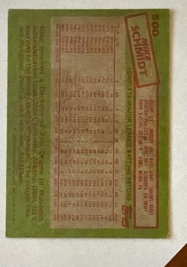 Card back