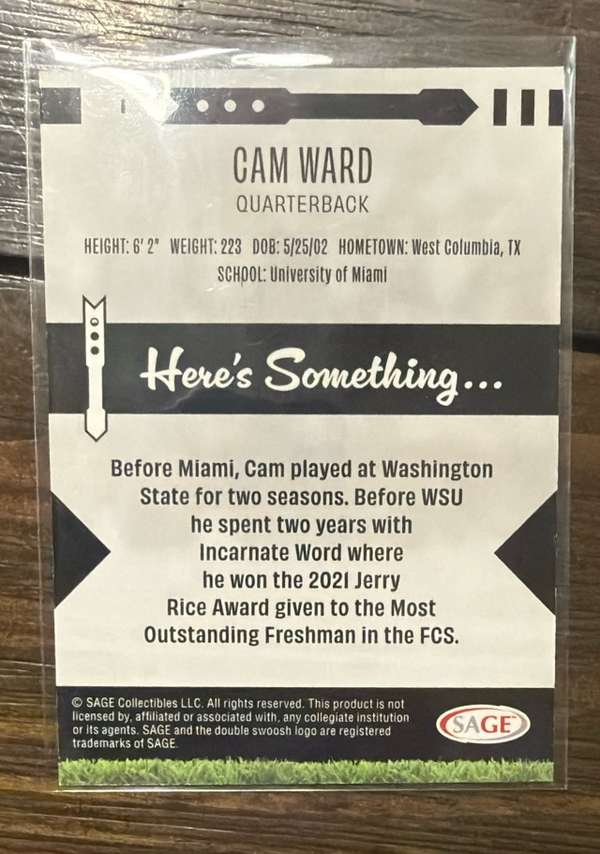 Card back