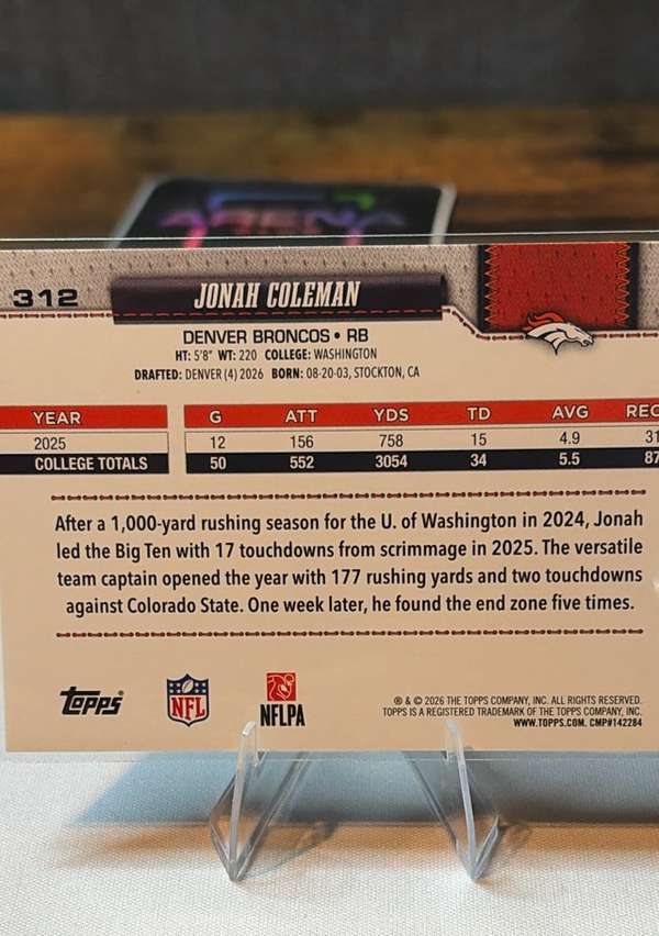 Card back