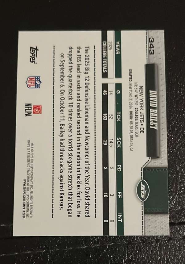 Card back