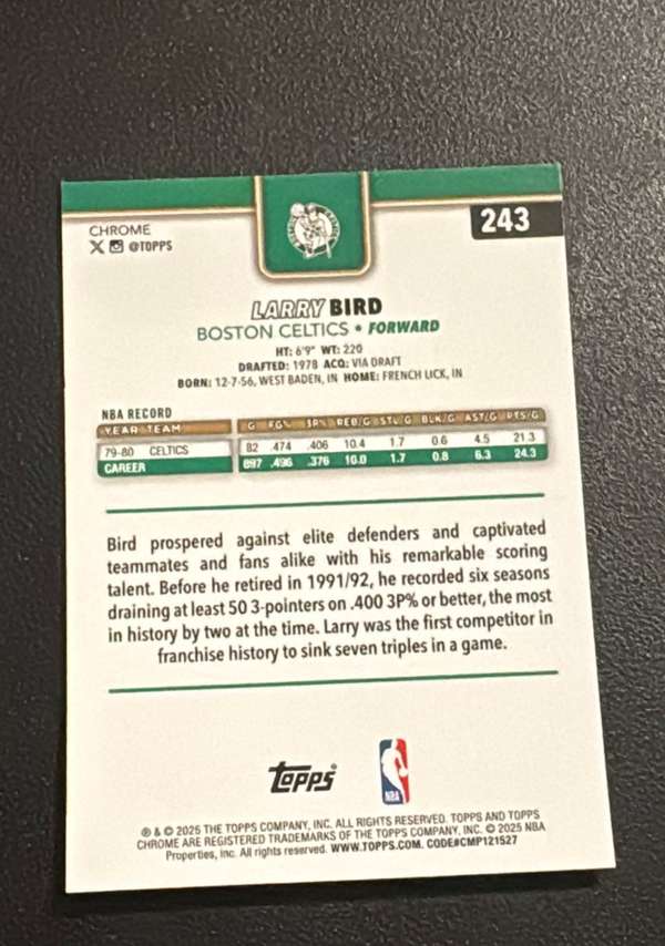 Card back