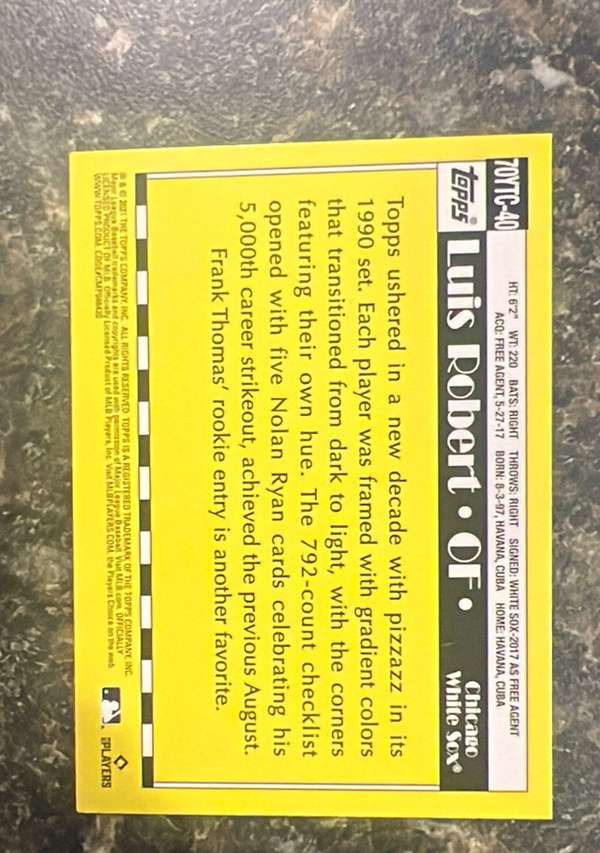 Card back