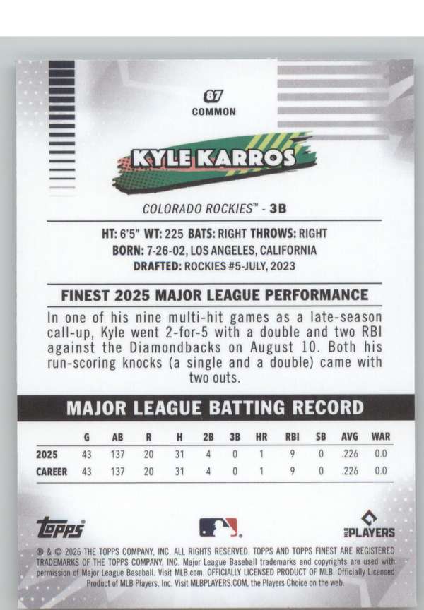 Card back