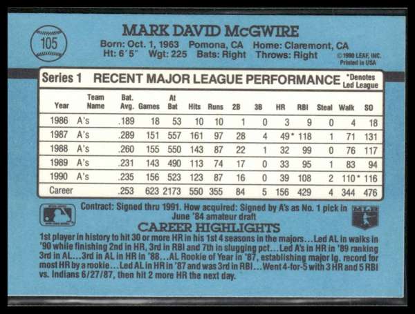 Card back