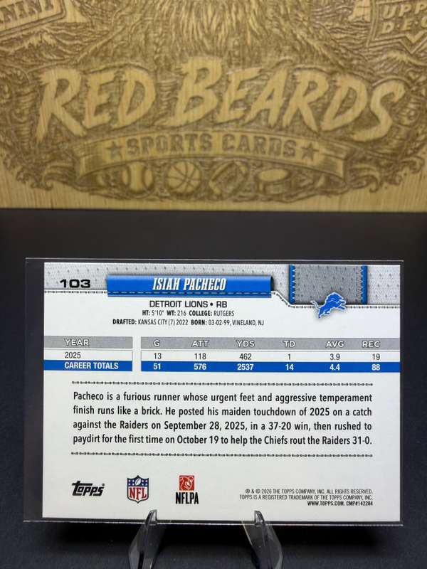 Card back