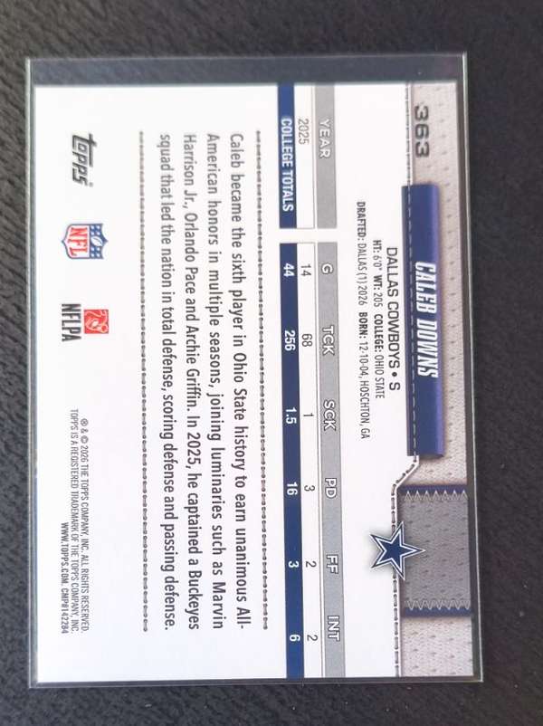 Card back