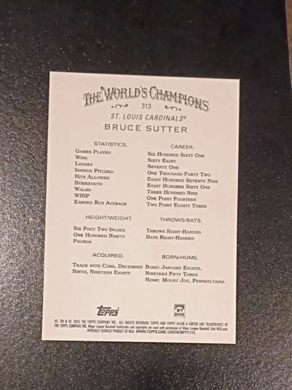 Card back