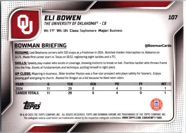 Card back