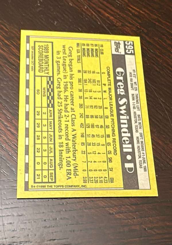 Card back