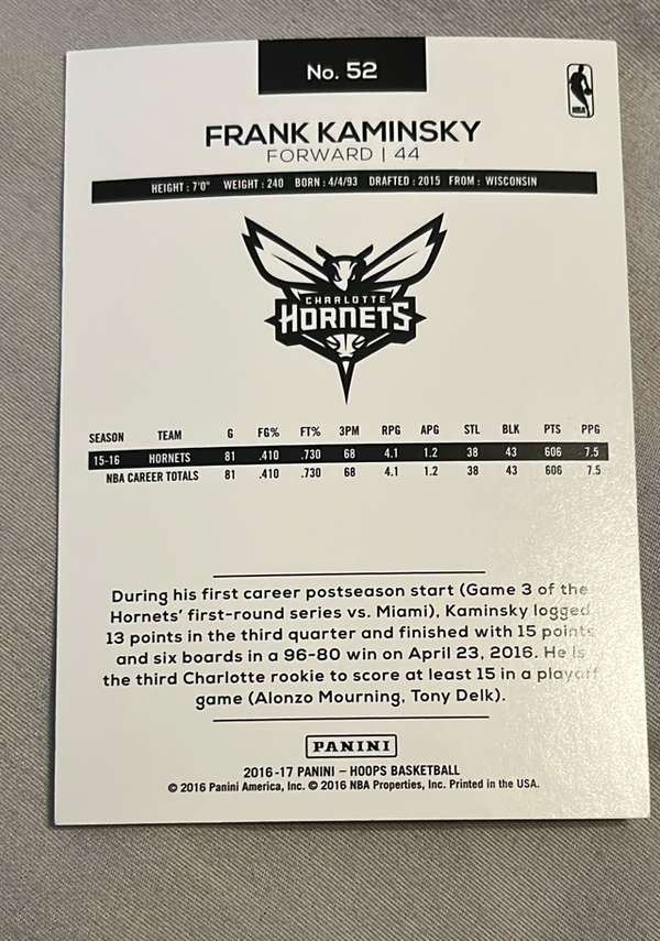 Card back