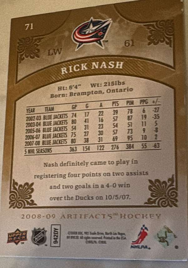 Card back