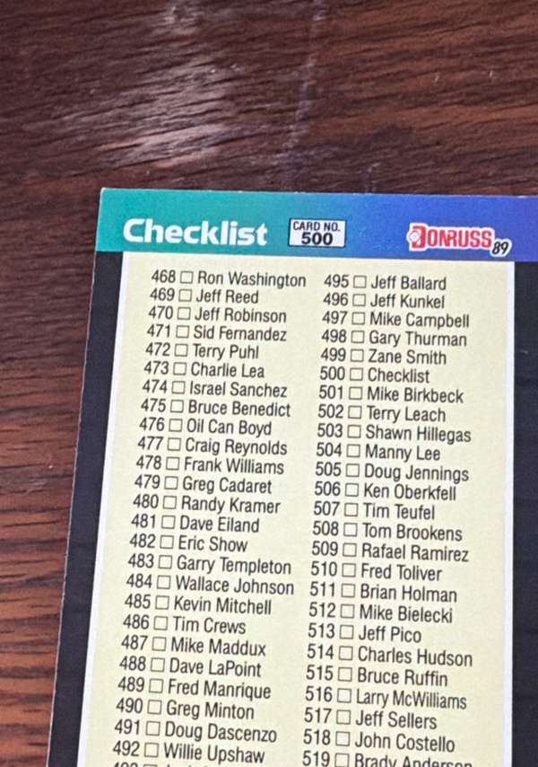 Checklist: 468-577