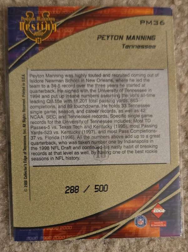 Card back