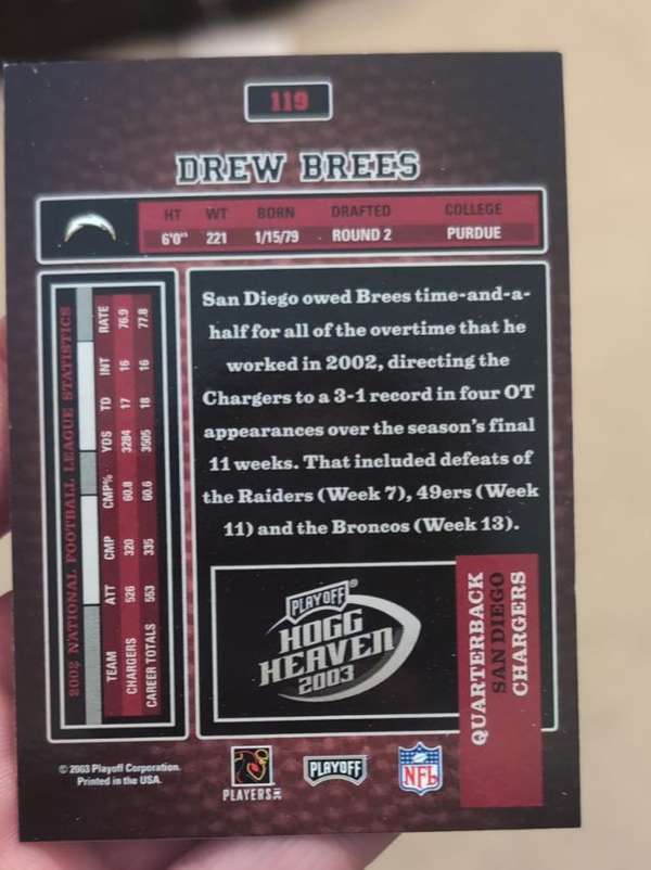 Card back