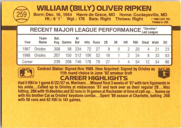 Card back