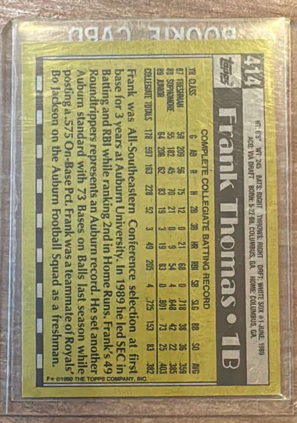 Card back
