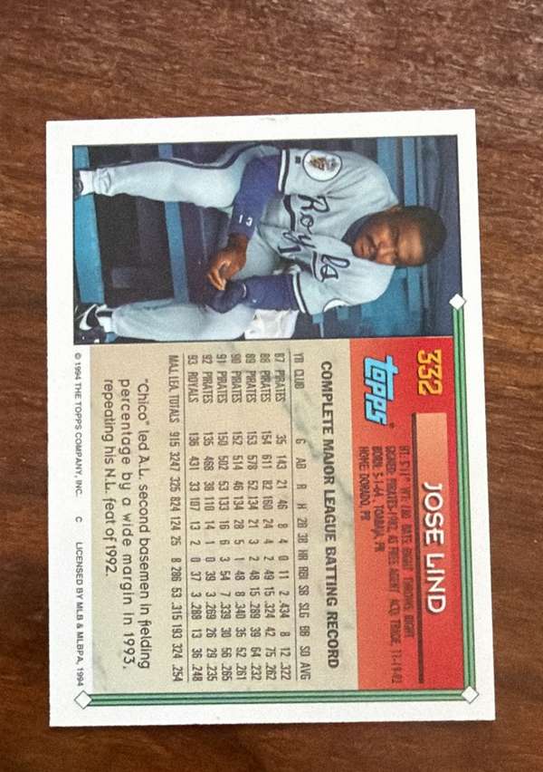 Card back