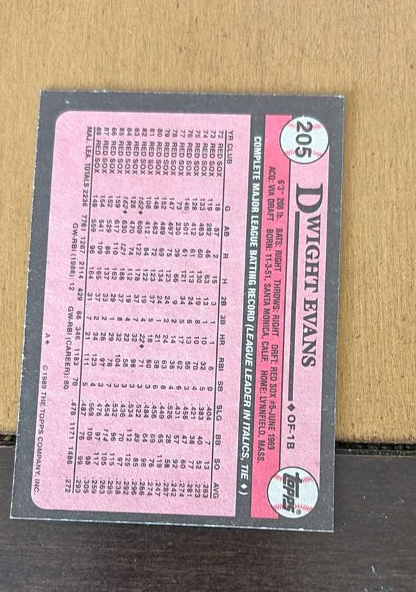Card back