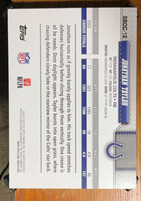 Card back