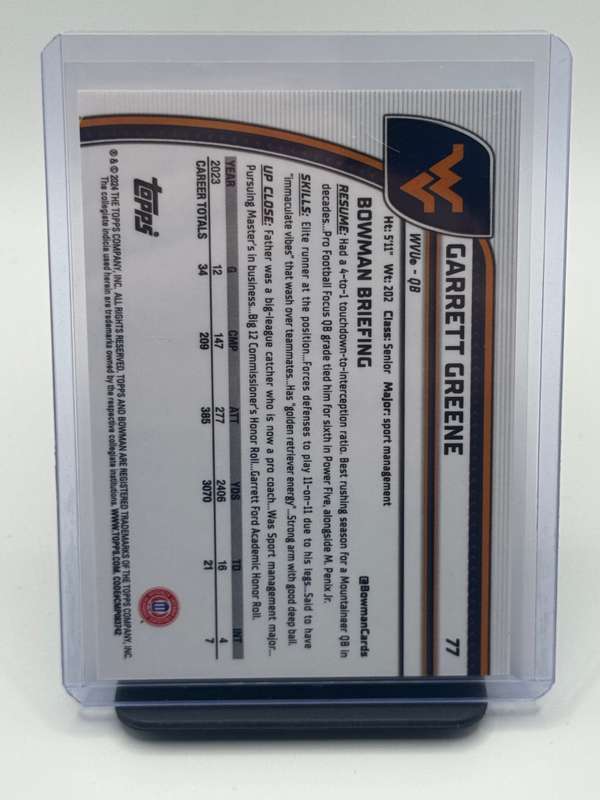 Card back