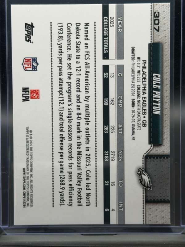 Card back