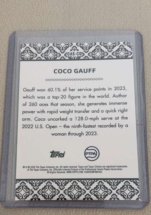 Card back