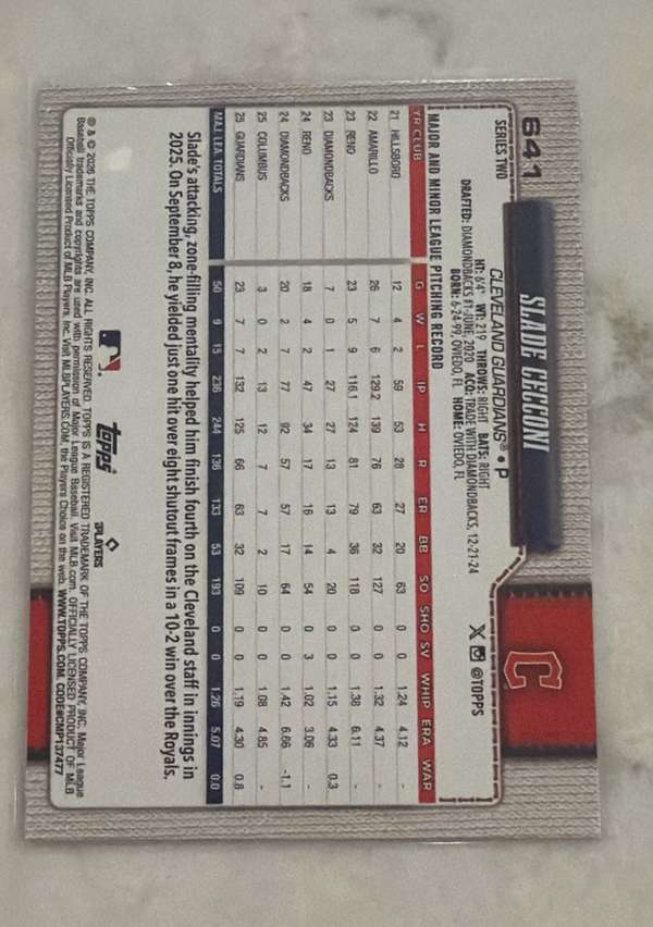 Card back