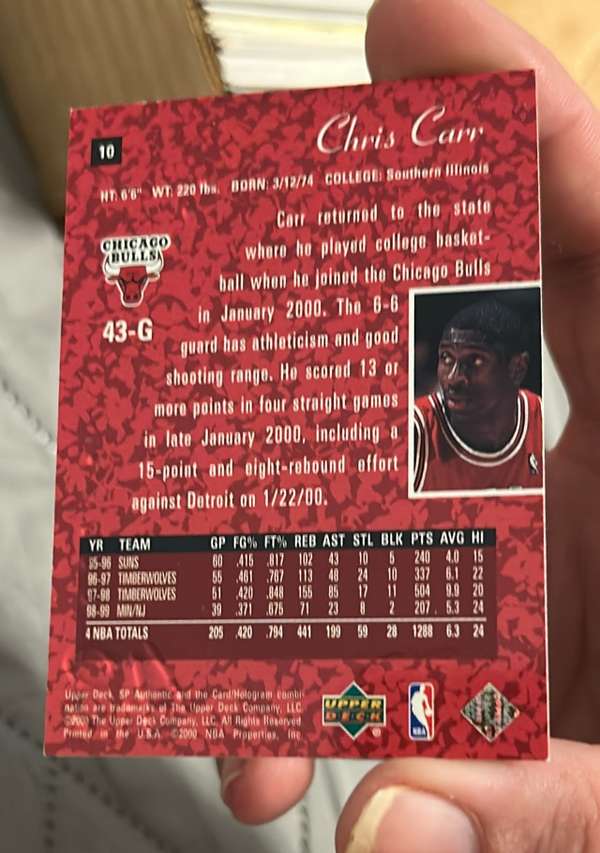 Card back
