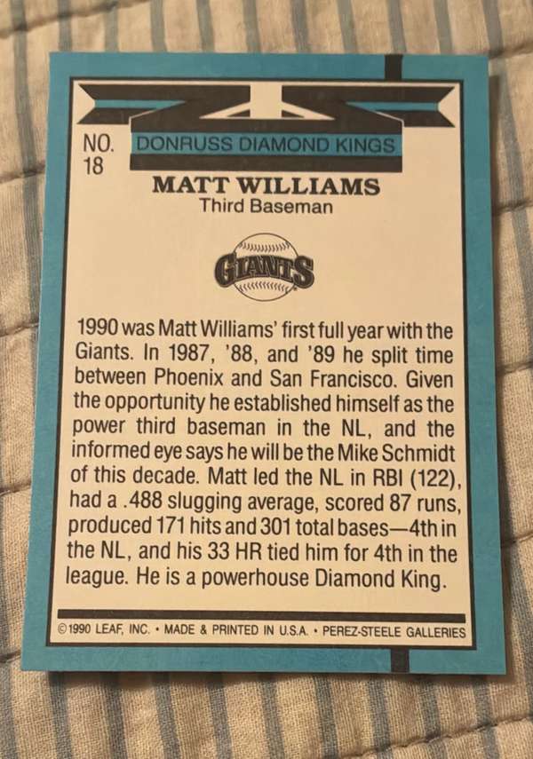 Card back