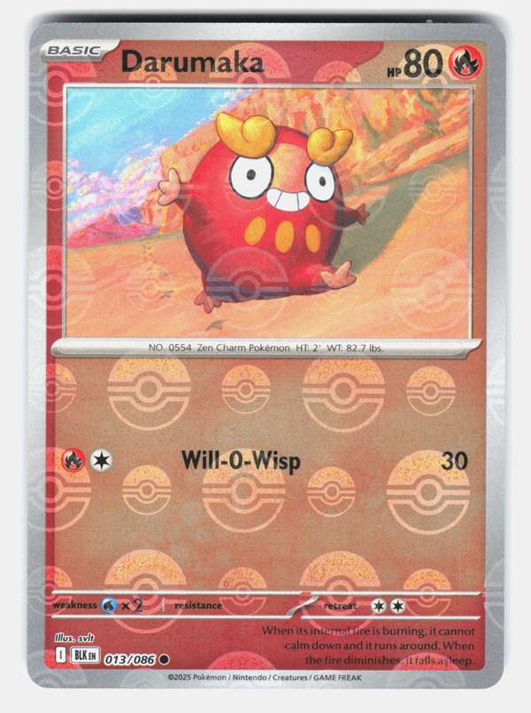 Darumaka (Poke Ball Pattern)