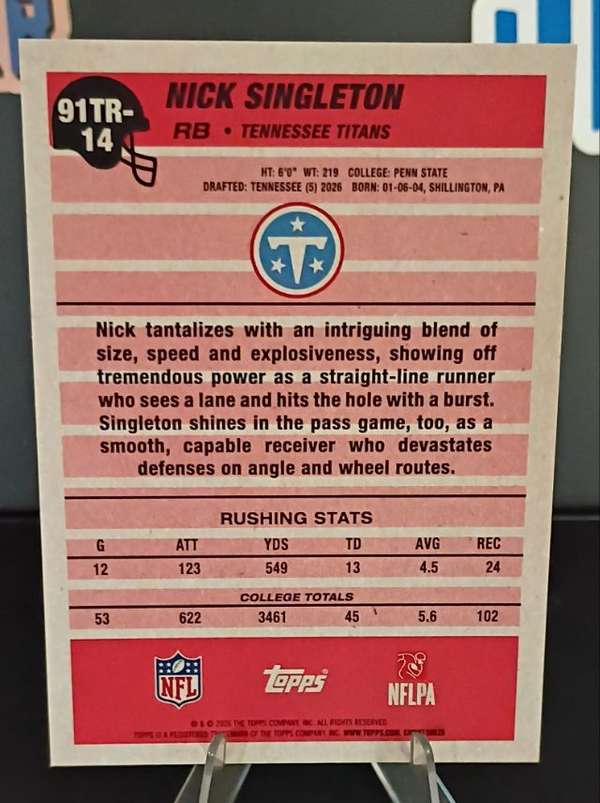 Card back