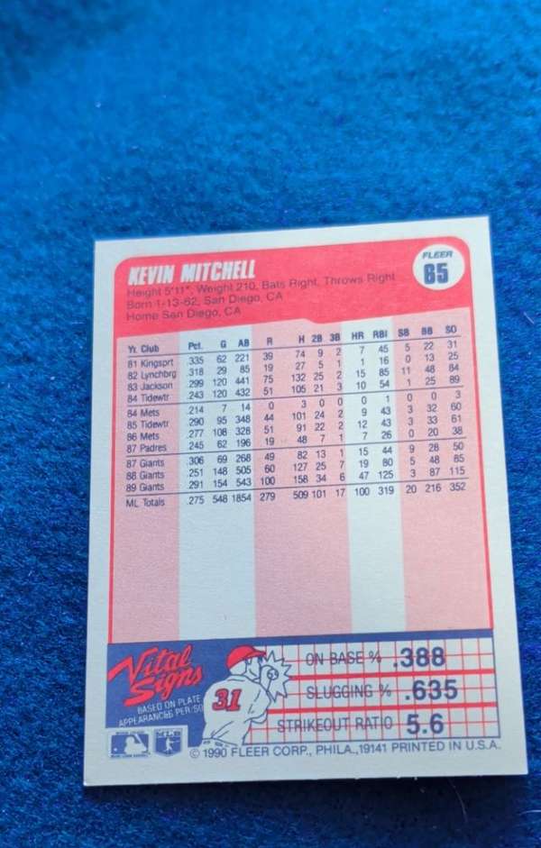 Card back