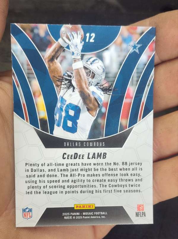 Card back